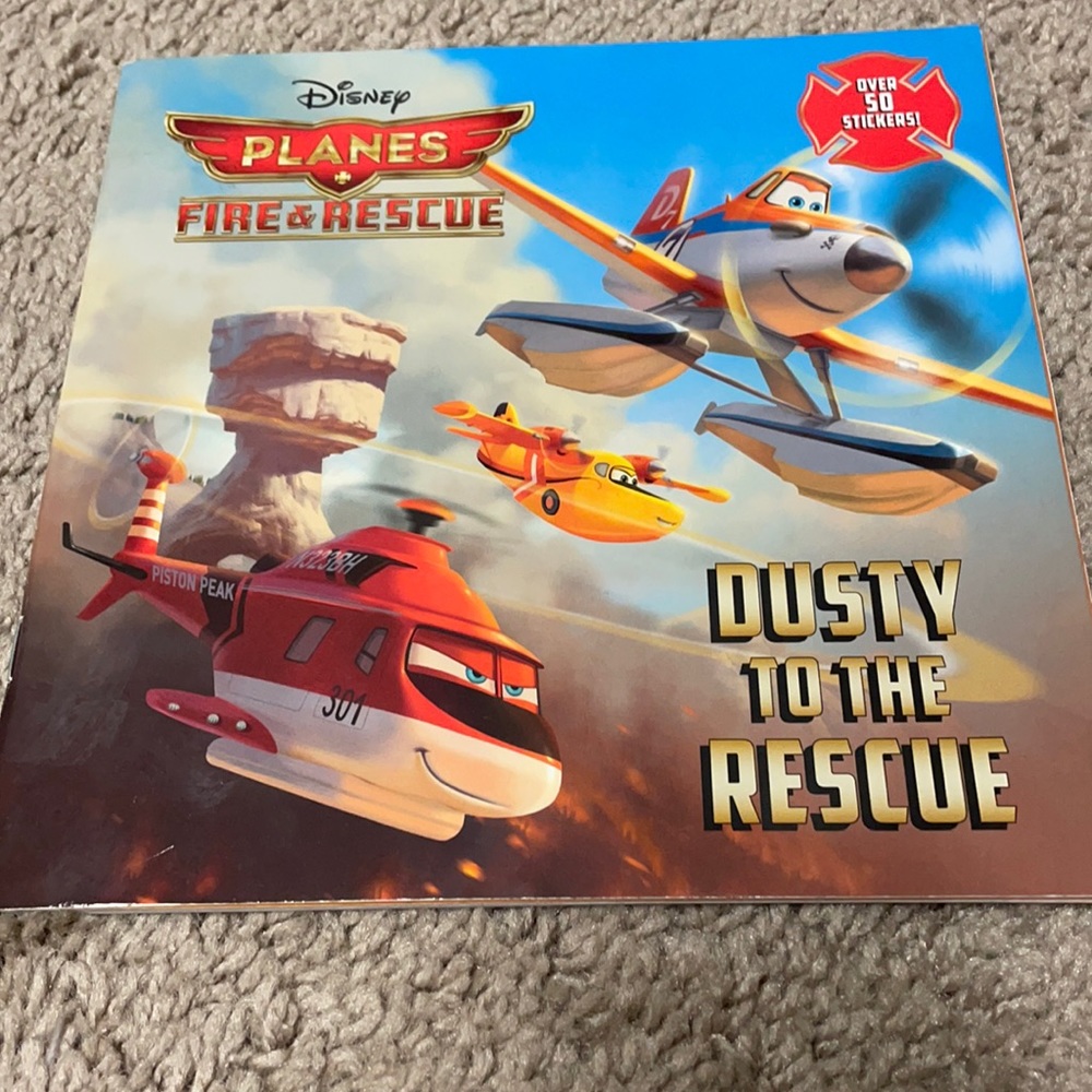 📚 4/$5 📚 Disney Planes Fire & Rescue Dusty to the Rescue paperback book